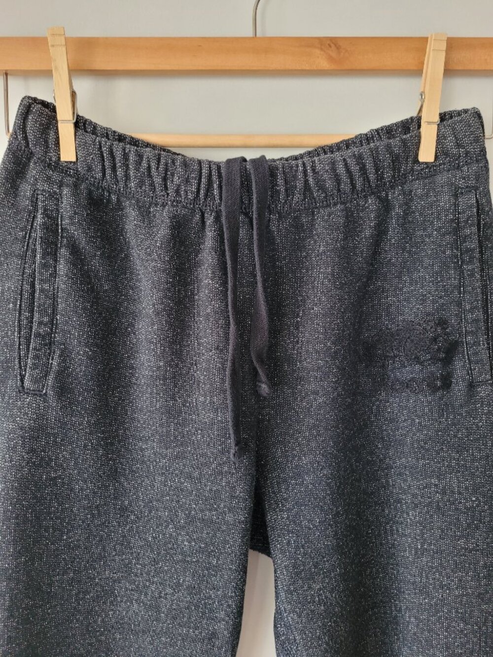 Roots Black Pepper Original Jogger Sweatpants Womens XS / TP Flocked Beaver Logo
